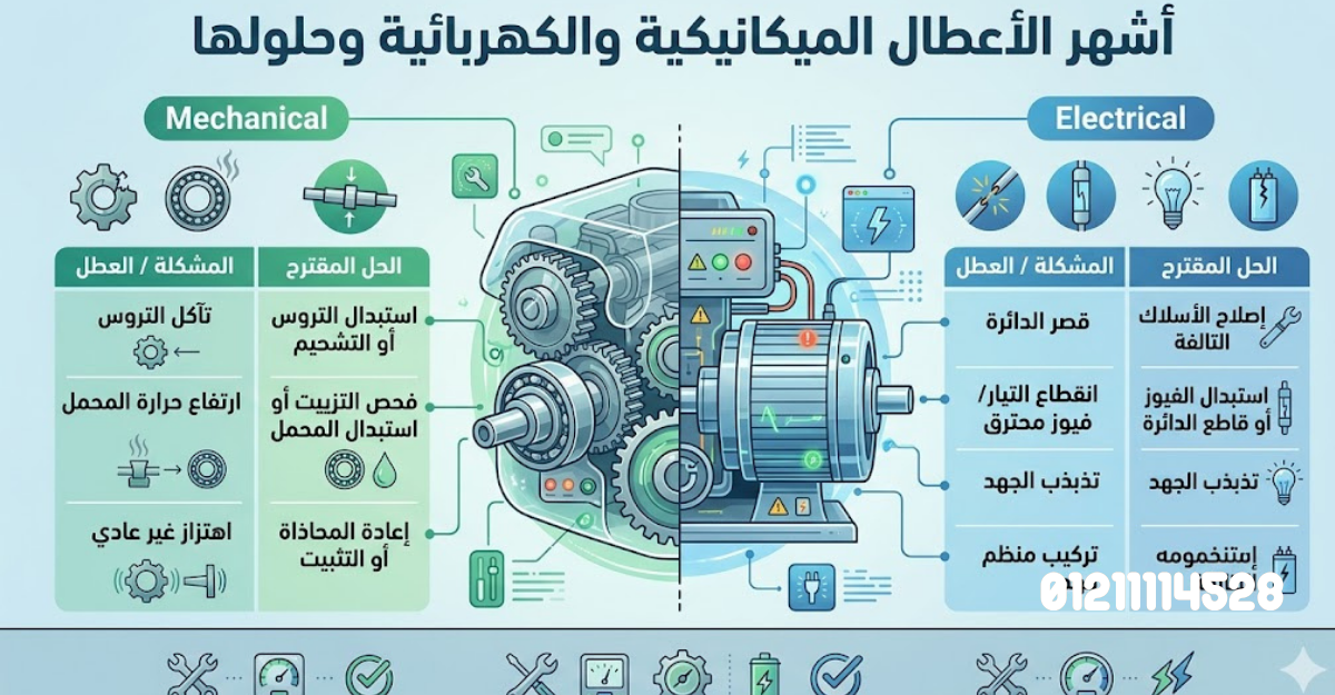 أعطال تكييف كاريير الشائعة