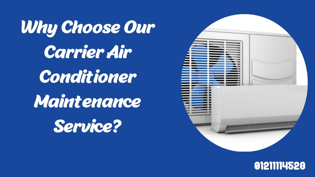 Why Choose Our Carrier Air Conditioner Maintenance Service?