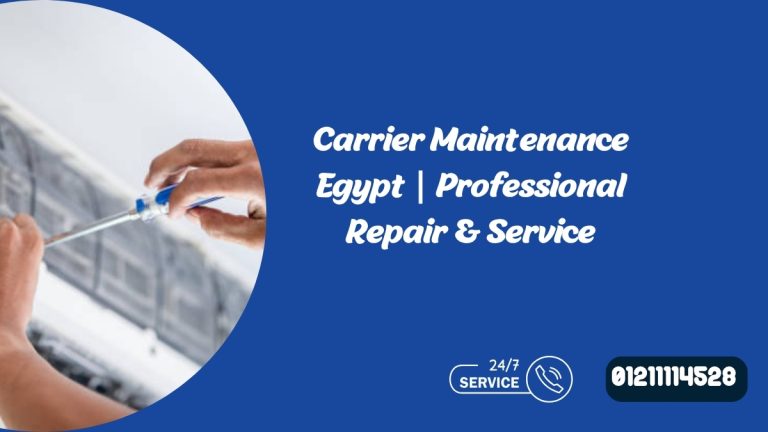 Carrier Maintenance Egypt | Professional Repair & Service