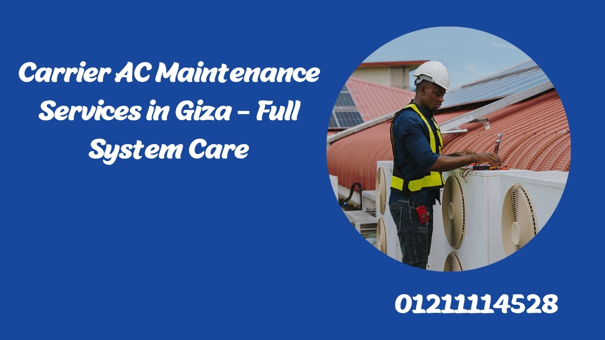 Carrier AC Maintenance Services in Giza – Full System Care